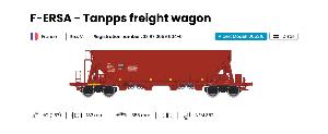 ALBERT MODEL 065316 F-ERSA - Wagon de marchandise Tanpps HO Ep VI