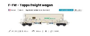 ALBERT MODEL 065318 F-FW-TRANS ENGRAIS - Wagon de marchandise Tapps HO Ep VI